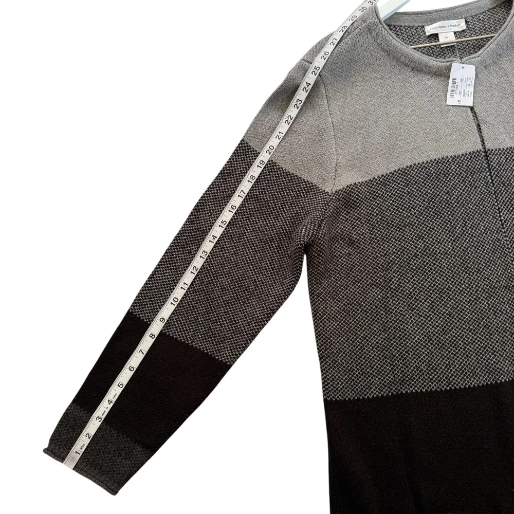 NWT Christopher & Banks Women’s Open Front Long Knit Cardigan Sweater Size XL